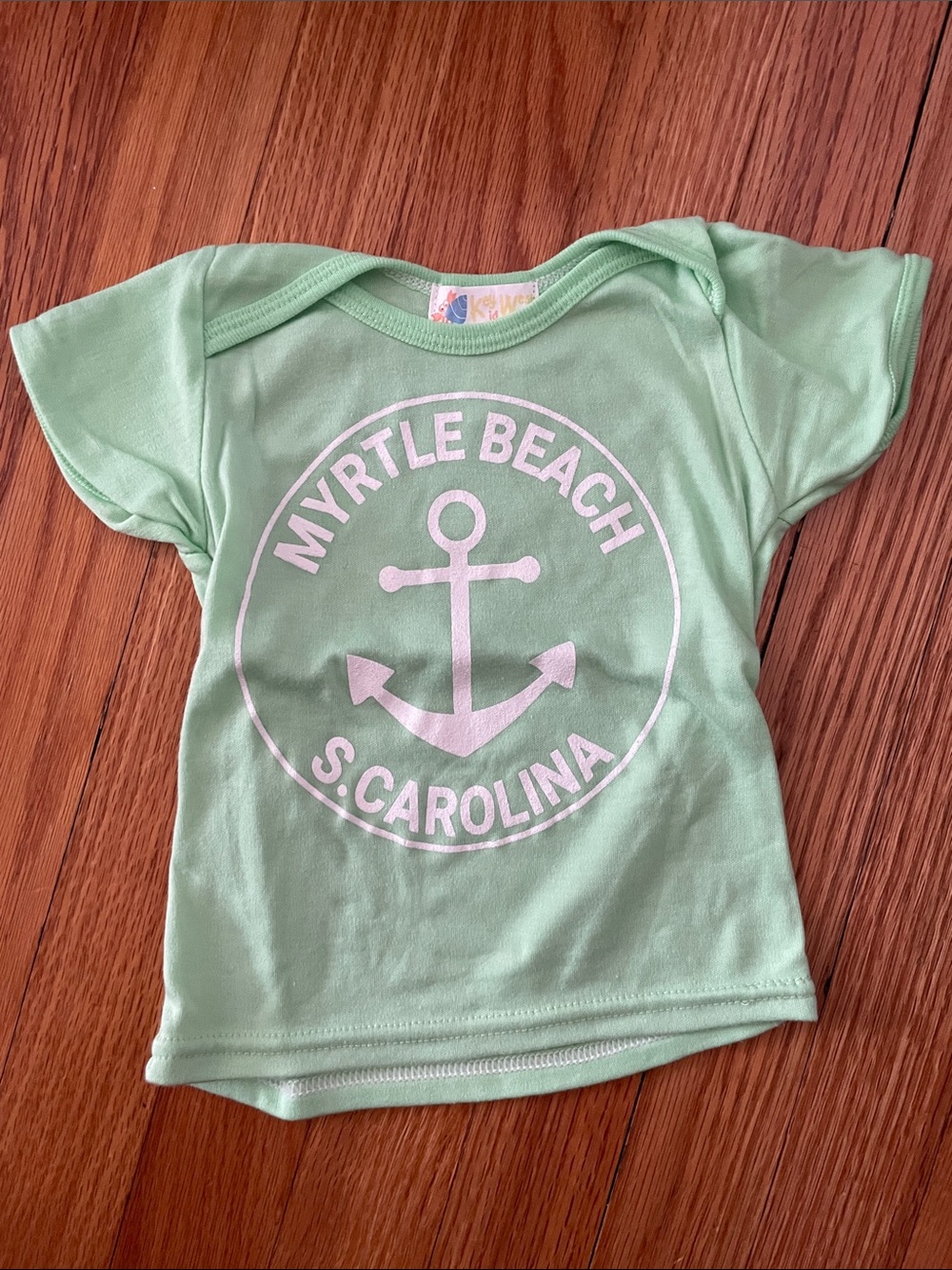 Kids Myrtle Beach Anchor Graphic Tee - Mint
